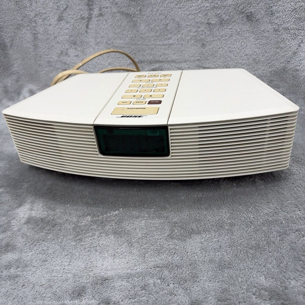Bose Wave Radio AWR1-1W White Tested & Works NO REMOTE